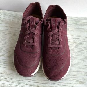 UGG Leather purple sneakers for women